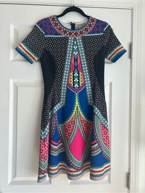 Flying Tomato Women’s Multicolor Printed Fit-and-Flare Dress
